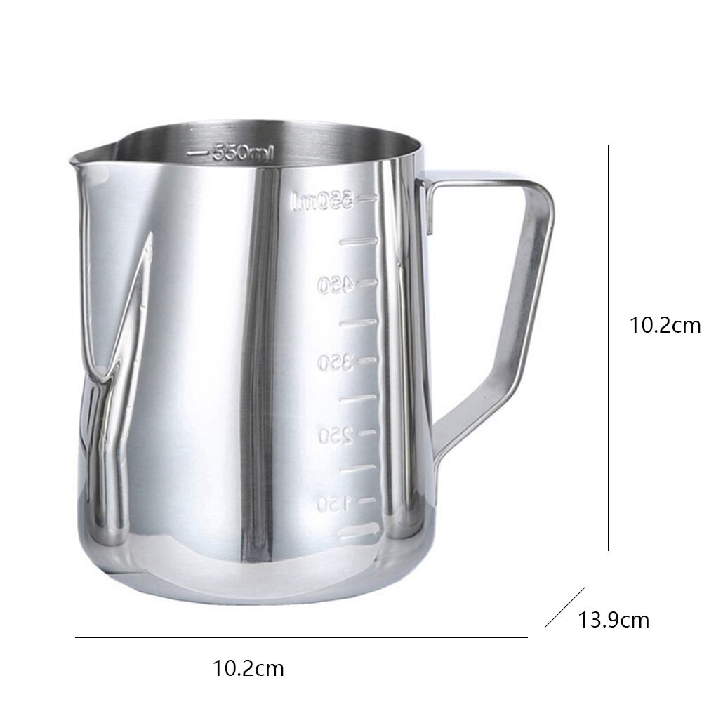 Stainless Steel Milk frothing Jug Espresso Coffee Pitcher Barista Craft Coffee Latte Milk Frothing Jug Pitcher 350 600 900ml