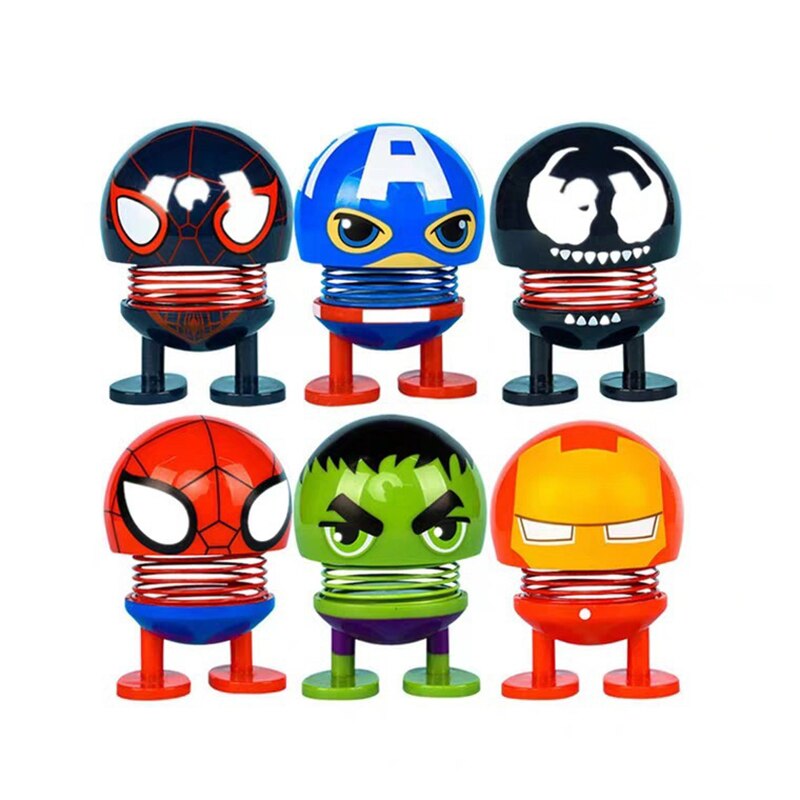 Figuras de cabeza móvil para coche, adornos de coche, decoraciones interiores de automóviles, juguetes de adorno, accesorios de