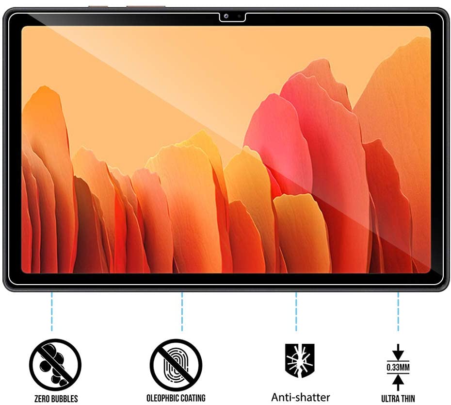 3 packs glass screen protector for samsung galaxy tab A A6 A7 A8 10.4 SM-T500 SM-T50 9.7 10.1 10.5 T280 T290 P200 P580 T580 T510