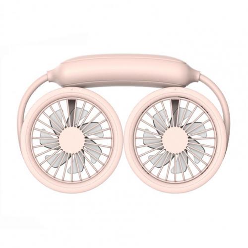 Mini Wearable Oplaadbare Inklapbare Hals Ventilator Voor Reizen: Pink 1200mAh