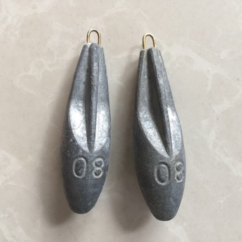 1 Pc 10G-200G Lood Sinkers Water Lood Gewichten Oval Split Shot Olijf In Lijn Vissen visgerei Accessoires Hollow En Effen