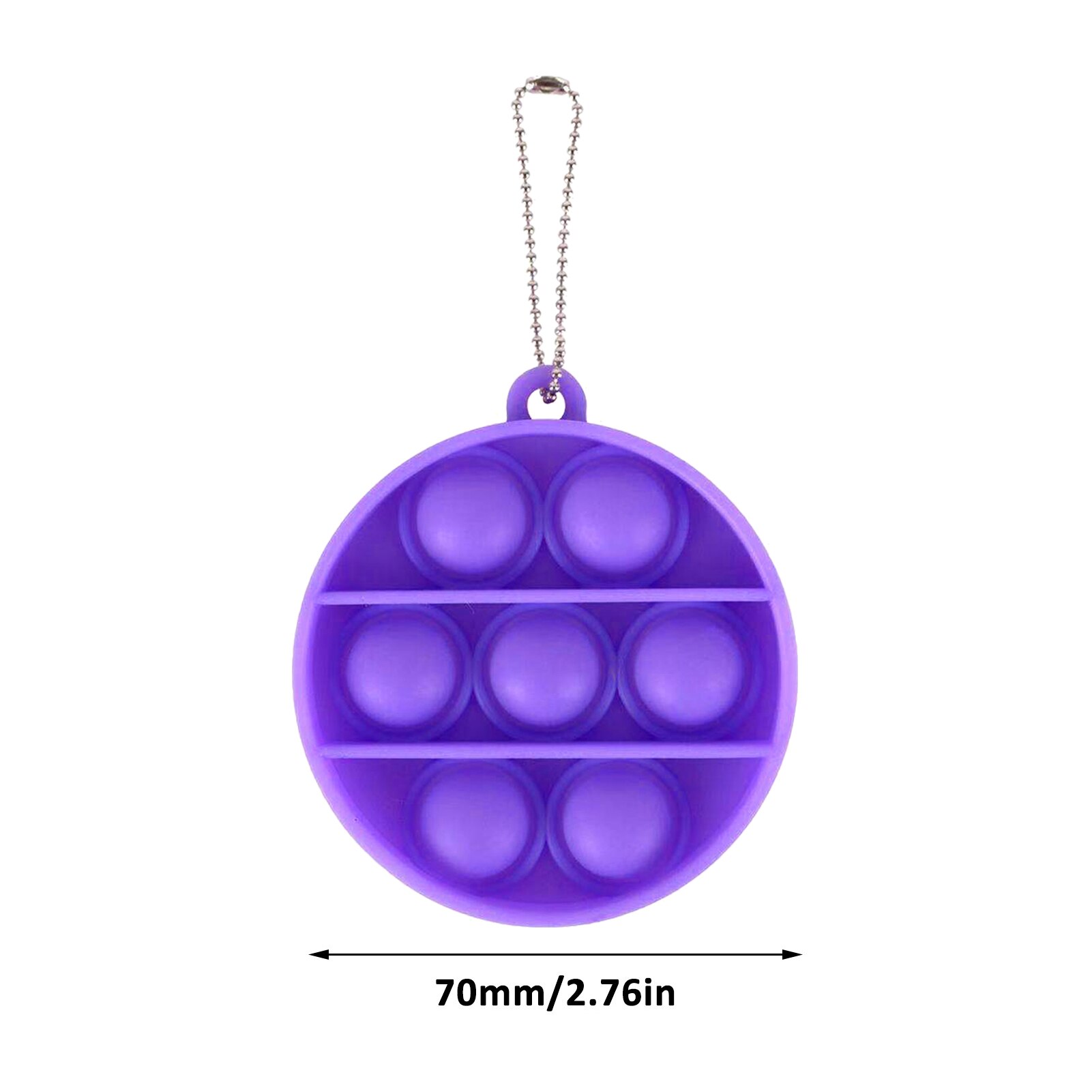 Mini Push Pop Blase Sensorischen Spielzeug Autismus Bedürfnisse Squishy Stressabbau Spielzeug Erwachsene Kind Lustige Anti-stress Pop-es Zappeln Keychain: K