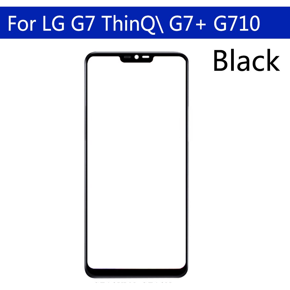 Lg  g7 thinq  g7+ g710 g710em g710pm g710 vmp  g710 ulmin  g710n lcd edessään kosketusnäyttö lasi ulompi linssin korvaaminen