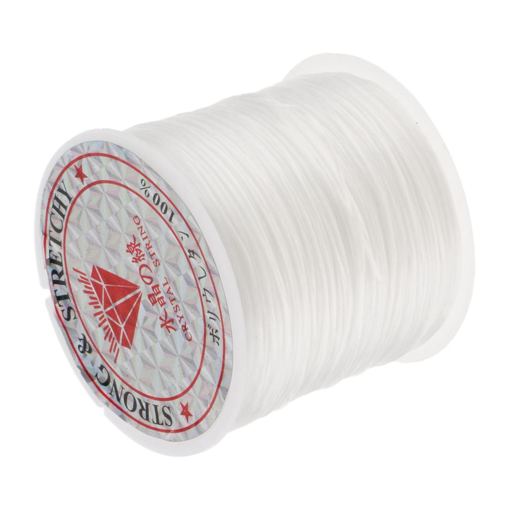 Super Elastic Hair Extension Stretchy Thread For Braiding Weaving Sewing Hair Decor 60M