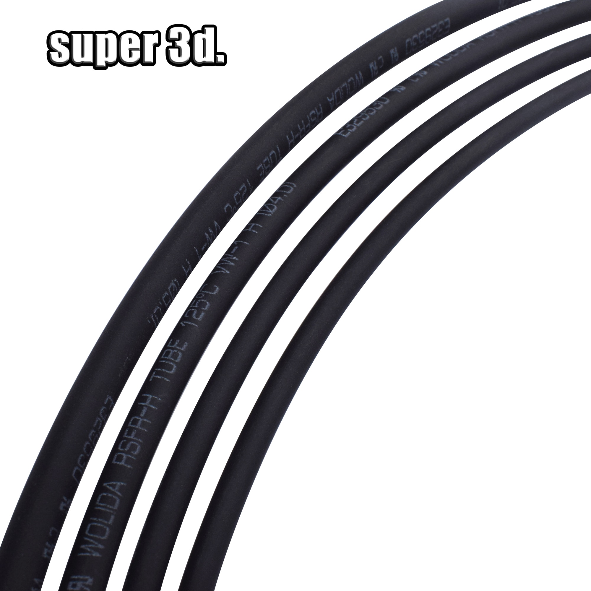 5Meters/lot 2:1 Black 2 3 4 5mm Diameter Heat Shrink Heatshrink Tubing Tube Sleeving Wrap Wire Sell DIY Connector Repair