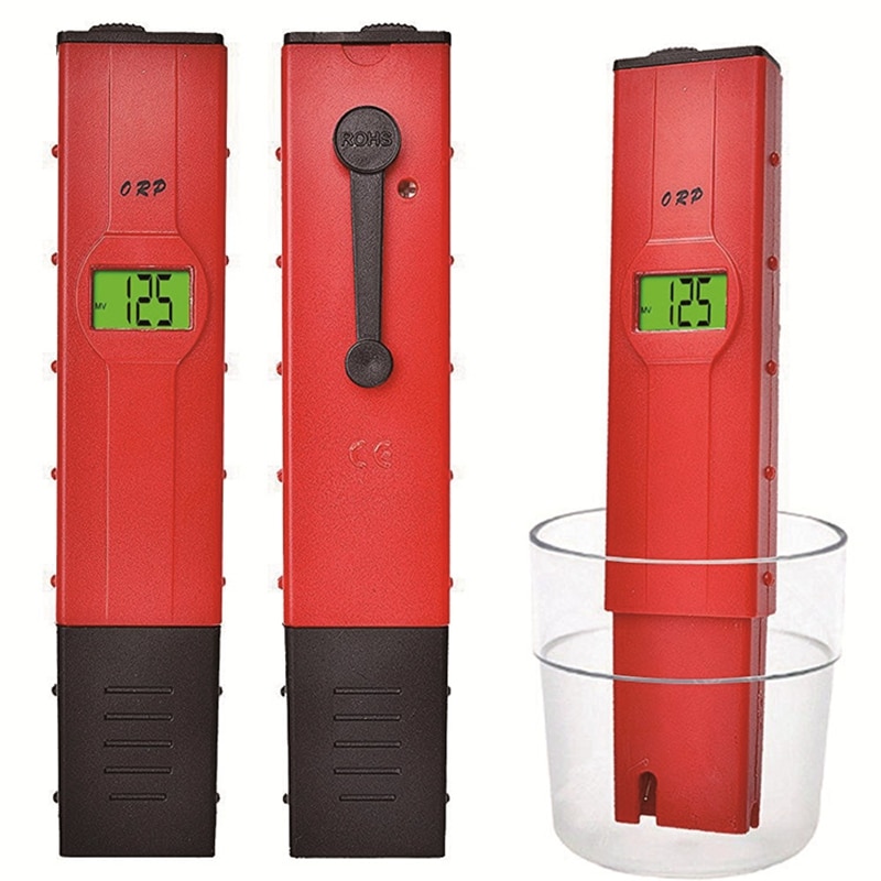 ORP-2069 LCD Digital tipo de rotulador ORP, medidor de cantidad de agua para piscina, medidor ORP, Reducción de Oxidación, potenciómetro mV, herramientas con caja