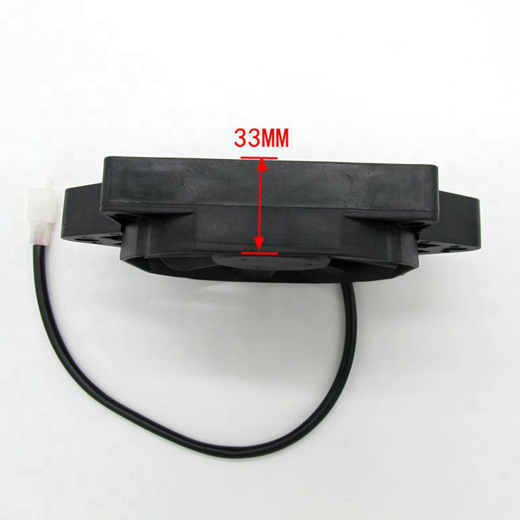 Kuuleyn 12V/15W Ventilateur De Refroidissement De Moto Radiateur De