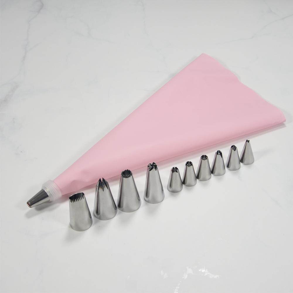 10PCSpuitzak Konditorei Outils Accessoires Kuchen Dekorieren Werkzeug Silikon bilden Moule Gießen Resine: Rosa