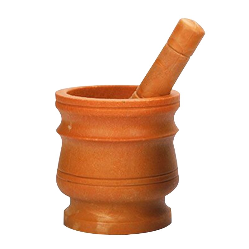 Mortar Pestle Tool Set 11 Cm Large Mortar Kitchen Herbs Spices Food Shreding Grinding Tool For DIY Sauce Making: Black