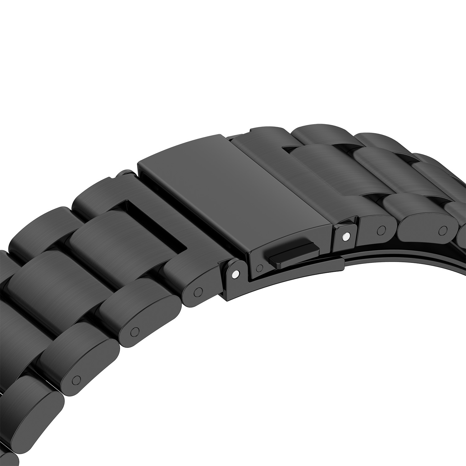 No Gap Correa Compatible con Samsung Galaxy Watch 4 Classic 46mm 42mm Pulsera de Repuesto, Sólido de Acero Inoxidable Correa de Reloj para Galaxy Watch4 44mm 40mm Smartwatch: Black / Galaxy Watch4 44mm