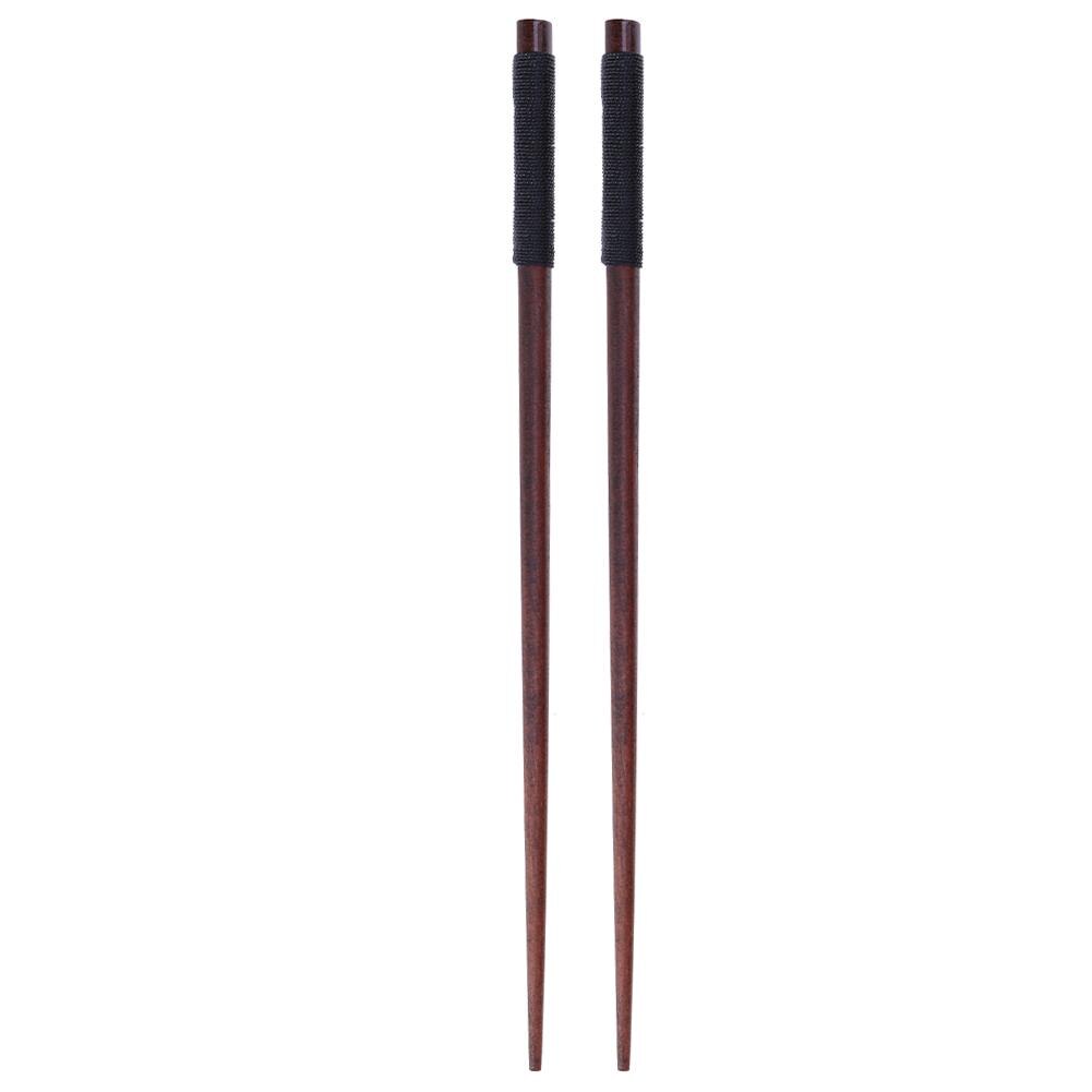 Natural Wood Chopsticks Spoon Japanese Korean Reusable Chopsticks for Sushi Kitchen Tableware Chinese Set Handmade: Chopsticks 2