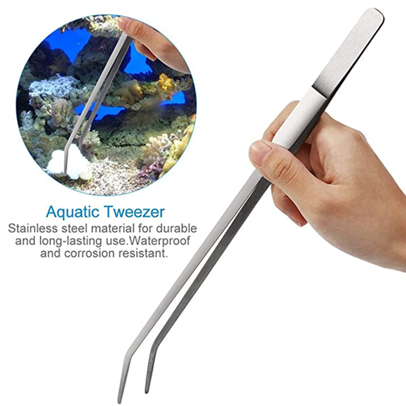 Aquarium Accessoires Hard Roestvrij Staal Aquarium Gereedschap Schaar Pincet Planten Golf Schaar Aquarium Schoppen Cleaner Supplies