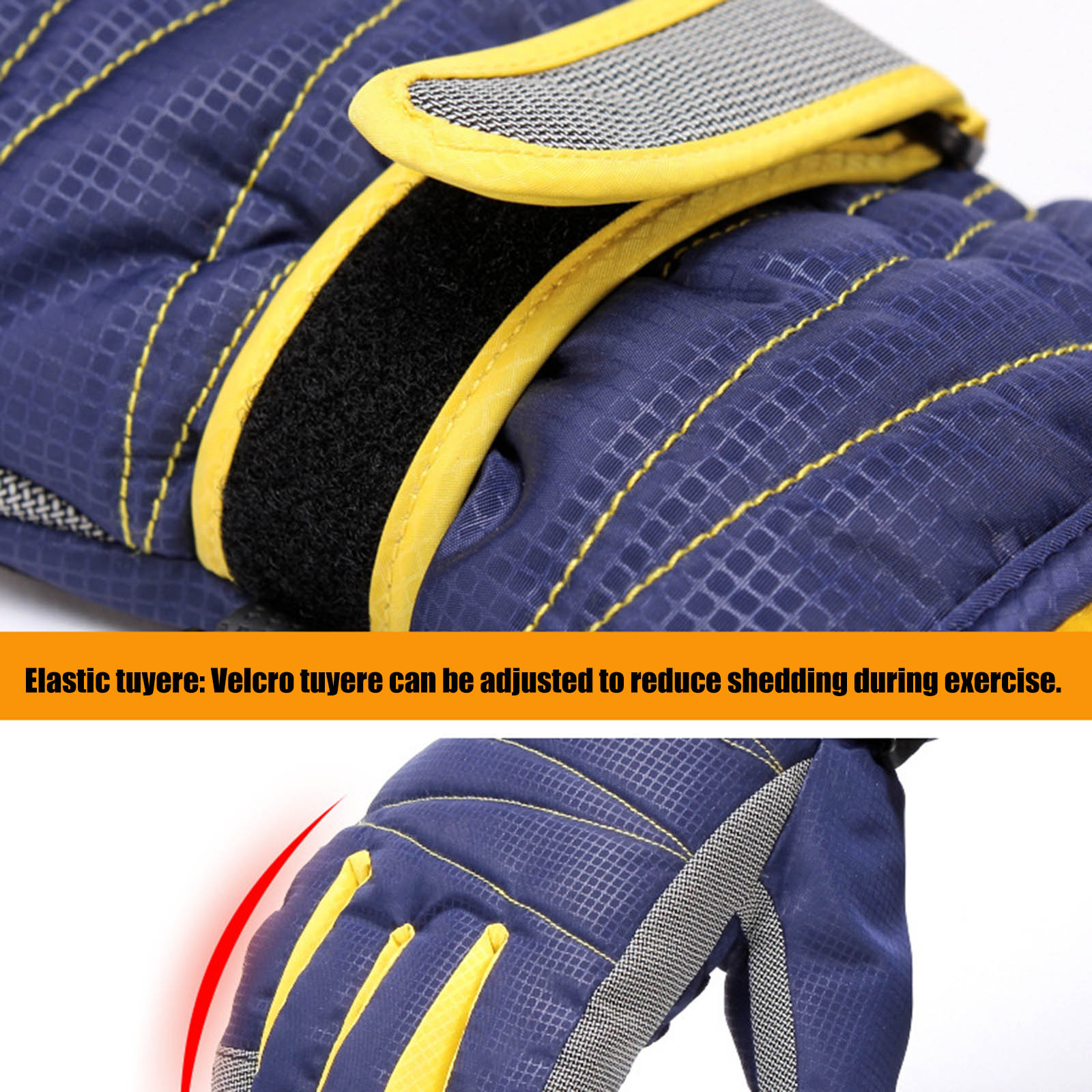 Unisex Winter Tech Windproof Waterproof Gloves Snow Work Ski Glove Windproof Warm Hands in Cold Weather