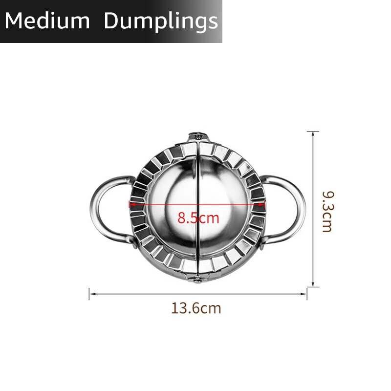 4 in 1 DIY Dumpling Mold Dumplings Maker Tool Wrapper Cutter Jiaozi Pierogi Pastry Molds Kitchen Baking Accessories: Mold M