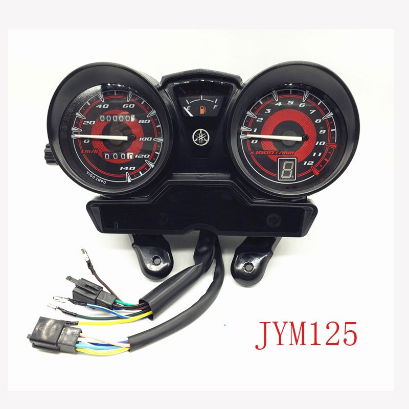 Motorcycle Tachometer for YAMAHA YBR125 YBR YB 125 JYM125 Speedometer Meter Gauge Moto Tacho Instrument Clock Case: JYM125