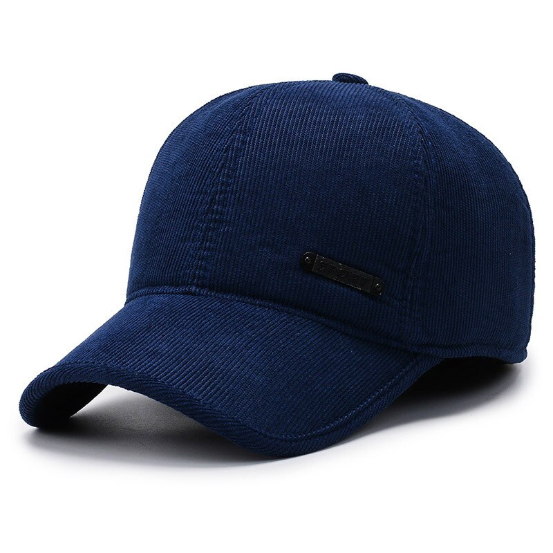 Kaffee Marine Blau Winter Warme Kabel Baseball Kappe Für Männer Frauen Einfarbig Hysterese Hüfte hüpfen Kappen Knochen Trucker Hütte gorras: Marineblau