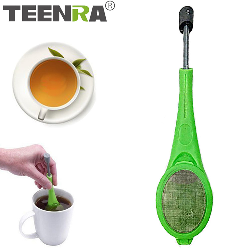 TEENRA Tea Infuser Builtin Plunger Plastic Tea Ba... Grandado