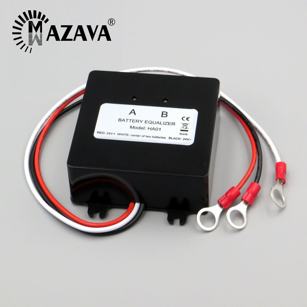 Equilibrador de voltaje HA01 HA02, ecualizador de Batería 2x12V, baterías de plomo ácido AGM de inundación, cargador de batería de plomo y ácido, Regulador en serie: HA01