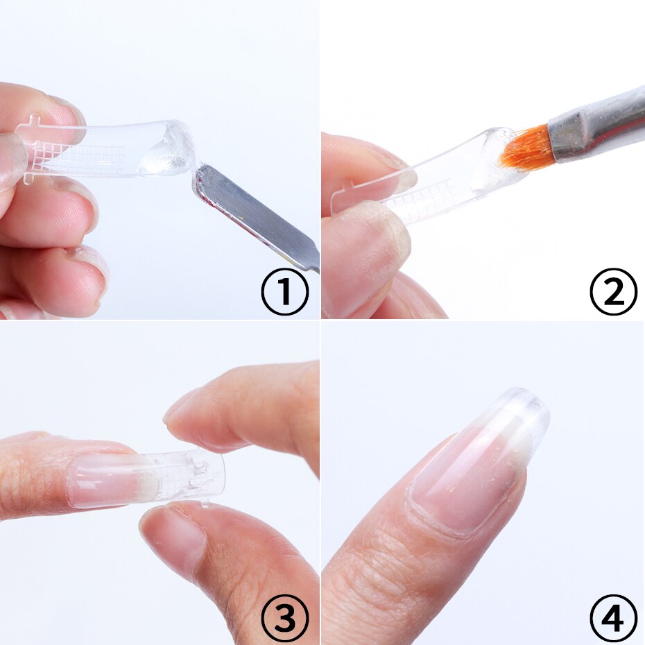 Acryl nagelborstel dubbele kop nagel uv gel extension builder spatel stick tekenpen nail art penselen manicure tools  nt1590