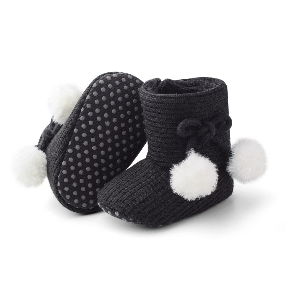 Kruleepo Herfst Winter Bal Top Baby Meisje Warme Schoenen Kinderen Jongen Verdikte Katoen Laarzen Kids Babyschoenen