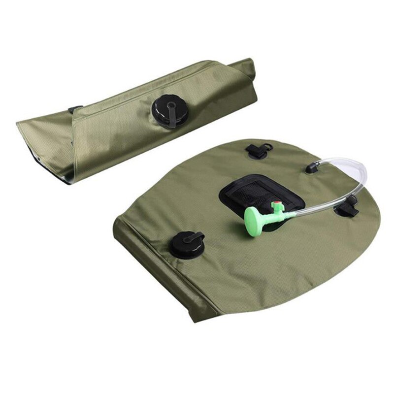 20L Solar- Dusche Tasche wasserdicht für Camping Tragbare Wasser Taschen draussen Faltbare Heizung Umschaltbar Kopf Mit Schnell Trockenen Handtuch