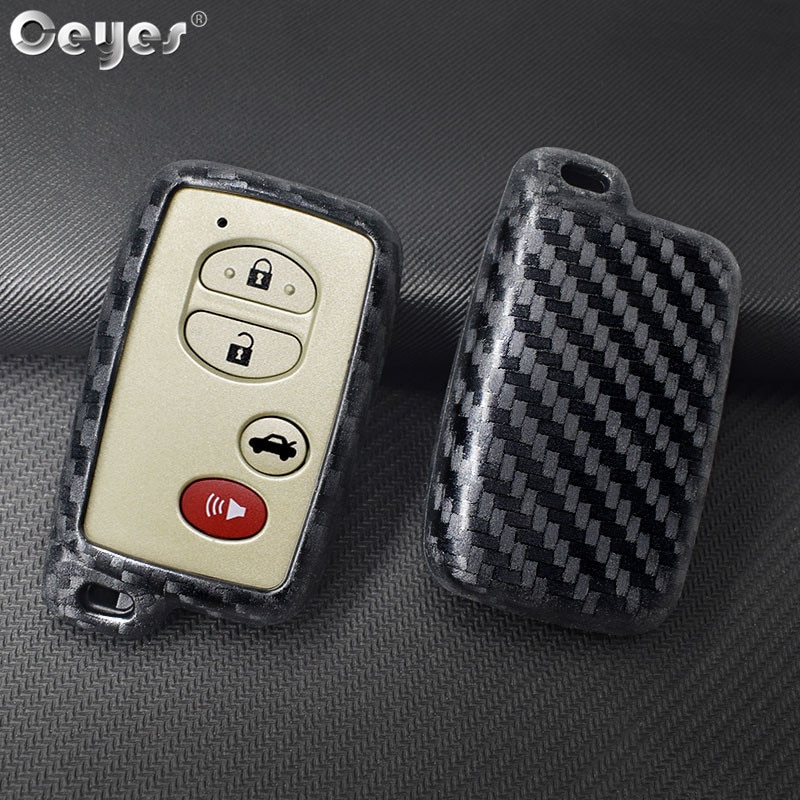 Ceyes Auto Styling Sleutel Covers Remote Accessoires Case Voor Toyota Avensis Prius Crown Land Cruiser Prado Voor Subaru Beschermen Schelpen