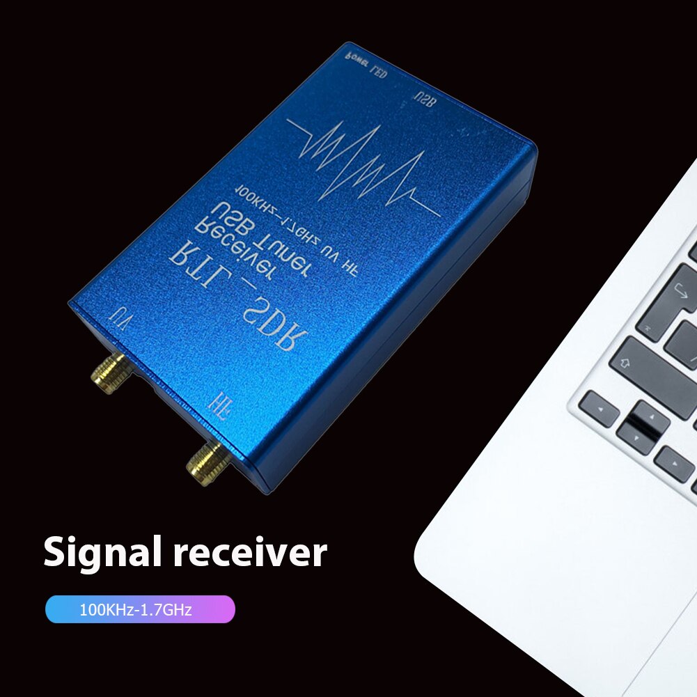 Portable 100KHz-1.7GHz VHF UHF HF RTL SDR USB Tuner Receiver AM FM Radio