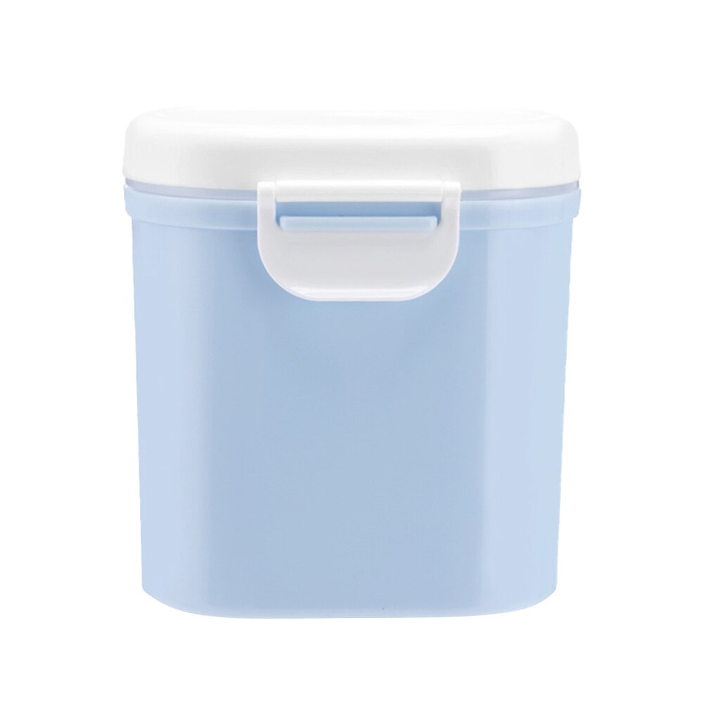 1pc Large Capacity Milk Powder Box Sealed Storage Tank Storage Container Multifunctional Sealed Box for Home (L Sky-blue)