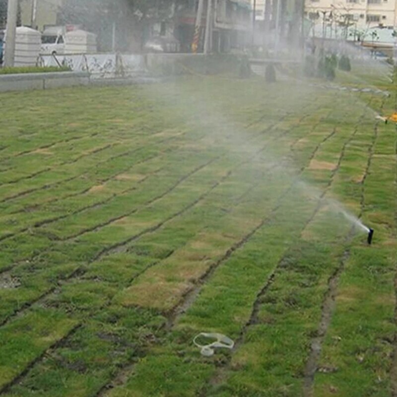 10Stck -hoch Sprinkler Rasen Werkzeug sprühen-Kopf für Garten Liefert 360 Grad Bewässerung Ausrügestochen Getriebe Sprinkler