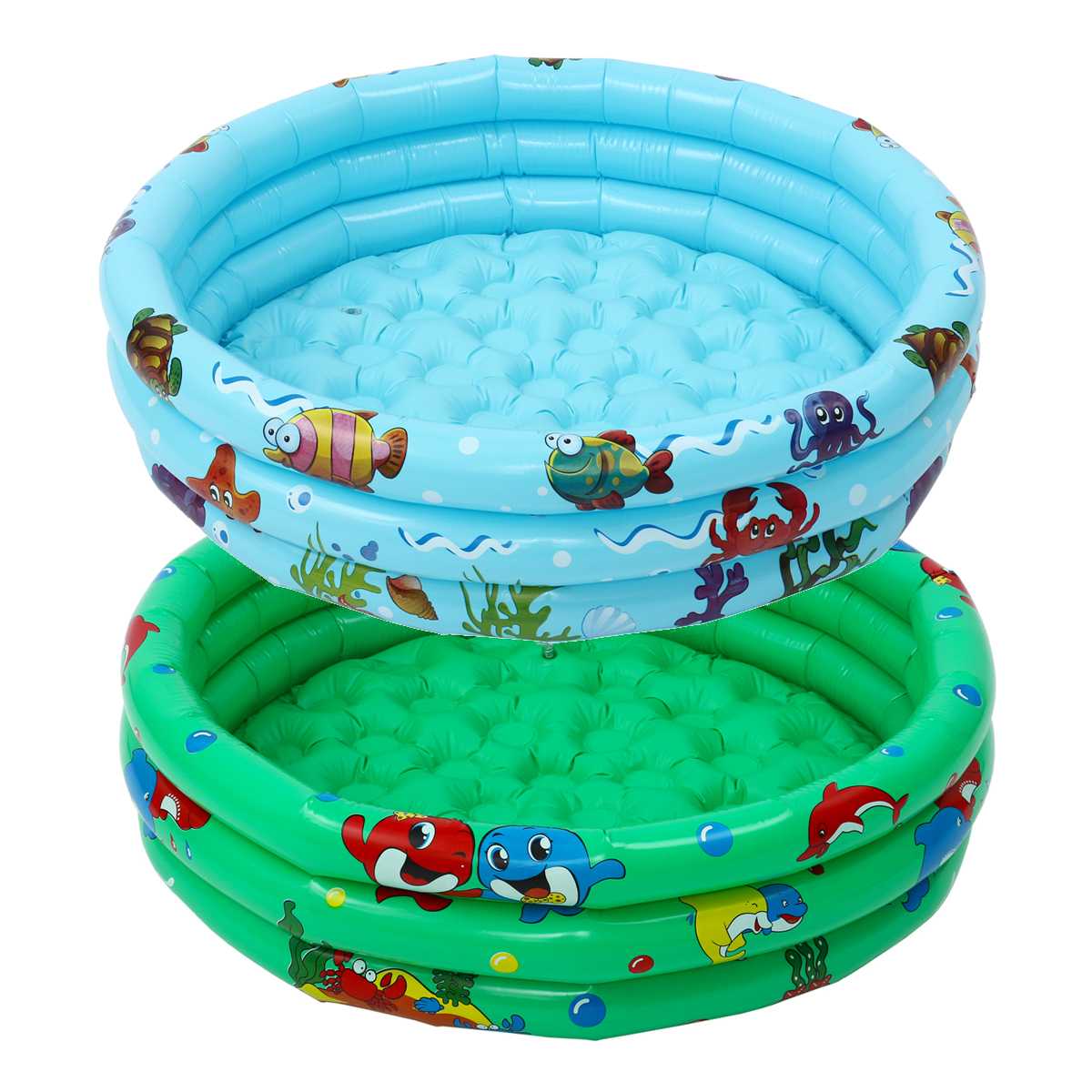 90 x 25cm oppustelig baby swimmingpool piscina bærbar udendørs børnebassin badekar børnepool baby swimmingpool vandkar