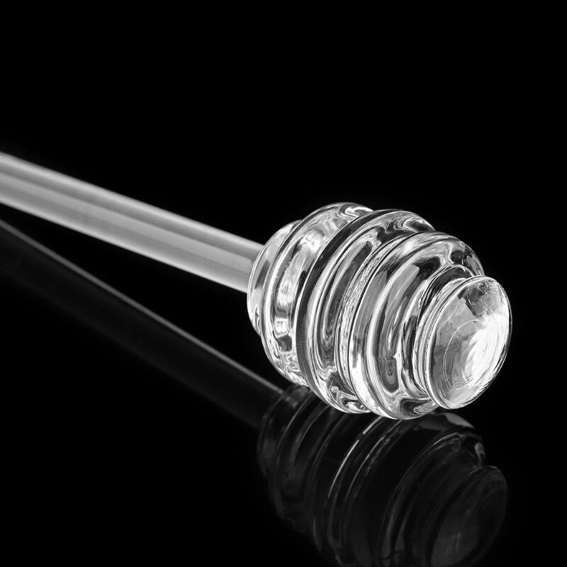 Honig Glas mit Löffel und Deckel Glas Bienenstock Honig Topf für Heimat Küche