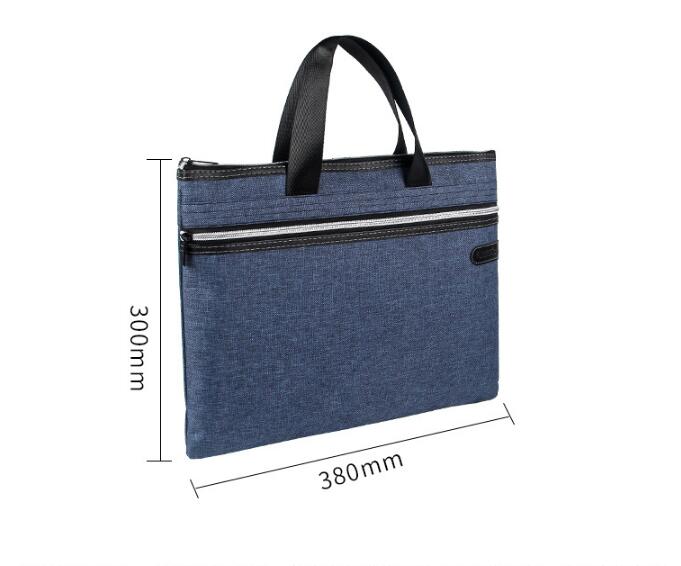 Oxford stoff dokumentveske stor kapasitet tote bag mannlig forretningsinformasjon bok bag lerret dokumentmappe dokumentbag