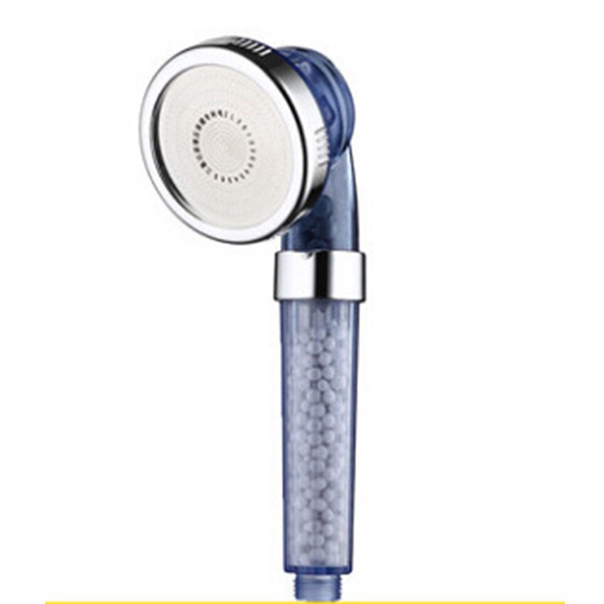 Ledfre Spa Negatieve Ionen Gezondheid Douche Waterbesparing Douche Regenval Hoofden Sproeier Filter Transparant Hand Douchekop LF86010: 3 FT large Blue