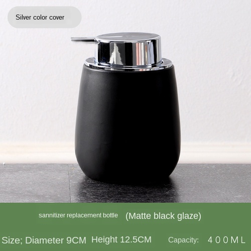 Ceramic Liquid Soap Dispenser Bottle Shower Gel Dispensers Portable Liquid Soap Bottle Lotion Dispensing Bathroom Accessories: F