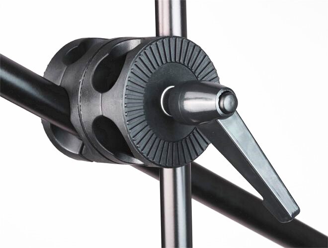 Cabezal de agarre giratorio Dual, abrazadera de rueda de montaje en ángulo doble, soporte de conector, brazo de soporte Reflector, soporte de luz