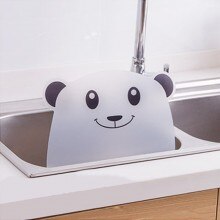 Cartoon Vorm Water Splash Guard Baffle Board Sucker Wastafel Sink Boord Keuken Gadgets Ondoordringbare Water Baffle Plaat: dog