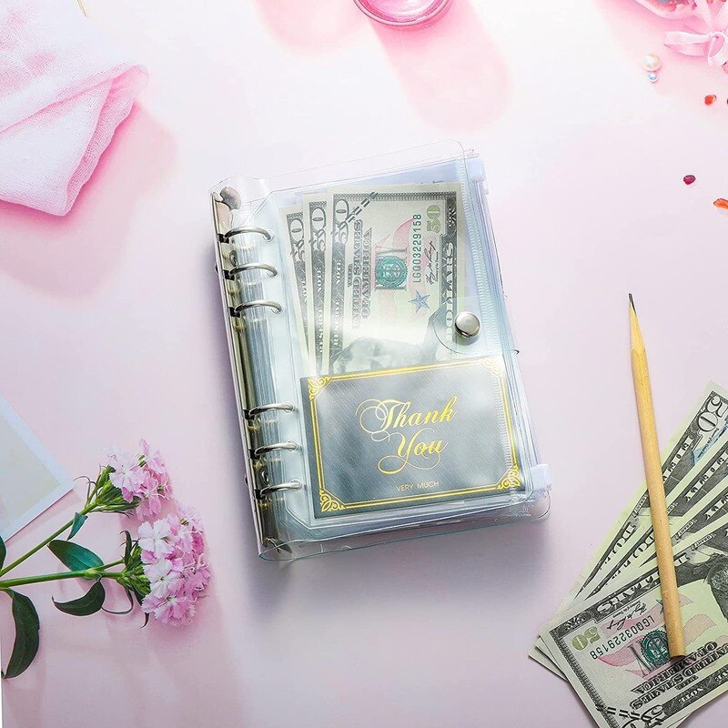 A6 Binder Notebook Binder Planning Notepad Set PVC Notebook Binder Accessories Pouches Binder Photocard Sleeves