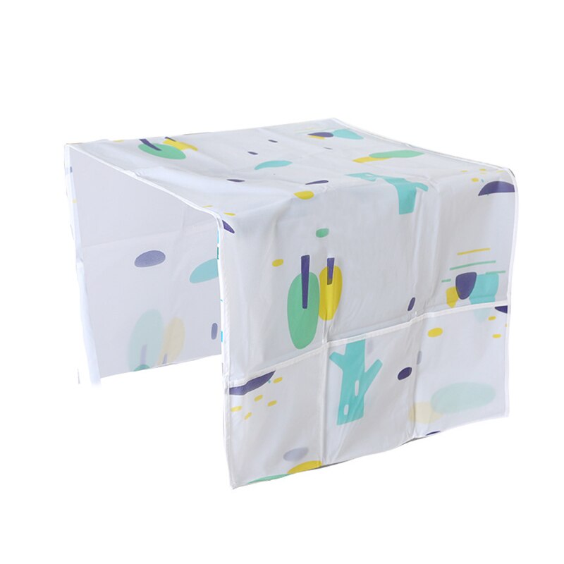 Geometric Refrigerator Cloth Single Door Refrigerator Dust Cover Pastoral Double Open Towel Washing Machine Cover Towel: 8-55x130