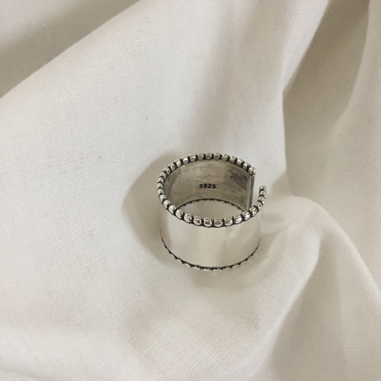 Übertrieben Persönlichkeit 925 Sterling Silber groß Ringe Für Frauen Hochzeit Schmuck Einstellbare Antike Finger Ring Anillos