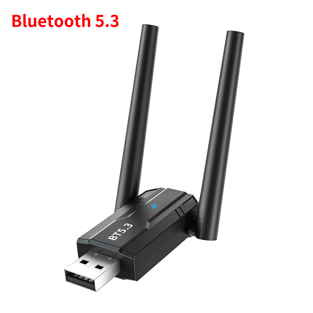 150M Bluetooth 5.3 5.0 Adattatore Driver gratuito USB Bluetooth Dongle Adaptador per PC Windows 11/10/8.1 Mouse Tastiera Ricevitore audio: Default Title