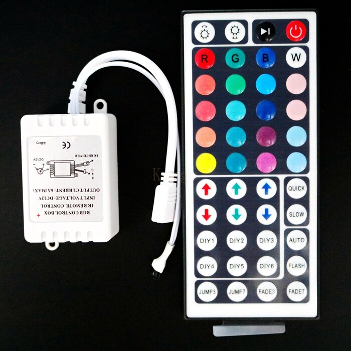Led Controller 44 Keys LED IR RGB Controler LED Lights Controller Remote Dimmer 12V for SMD 3528 5050 RGB LED SMD Strip Lights