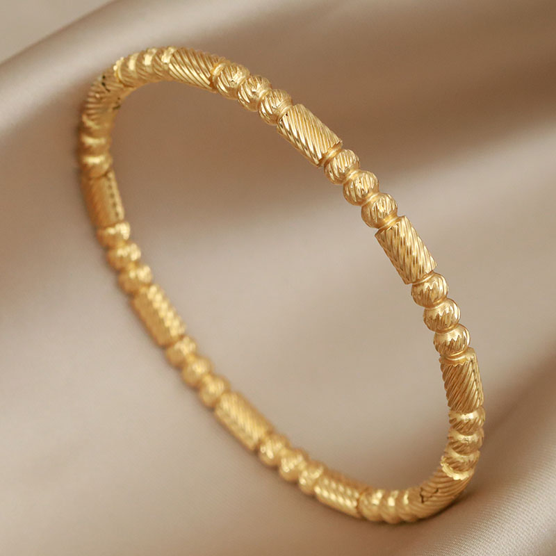 316L roestvrijstalen metalen kralen kruisarmbanden voor dames modemerk sieraden veelkleurige vlinderbloemarmbanden: Gerhodineerd