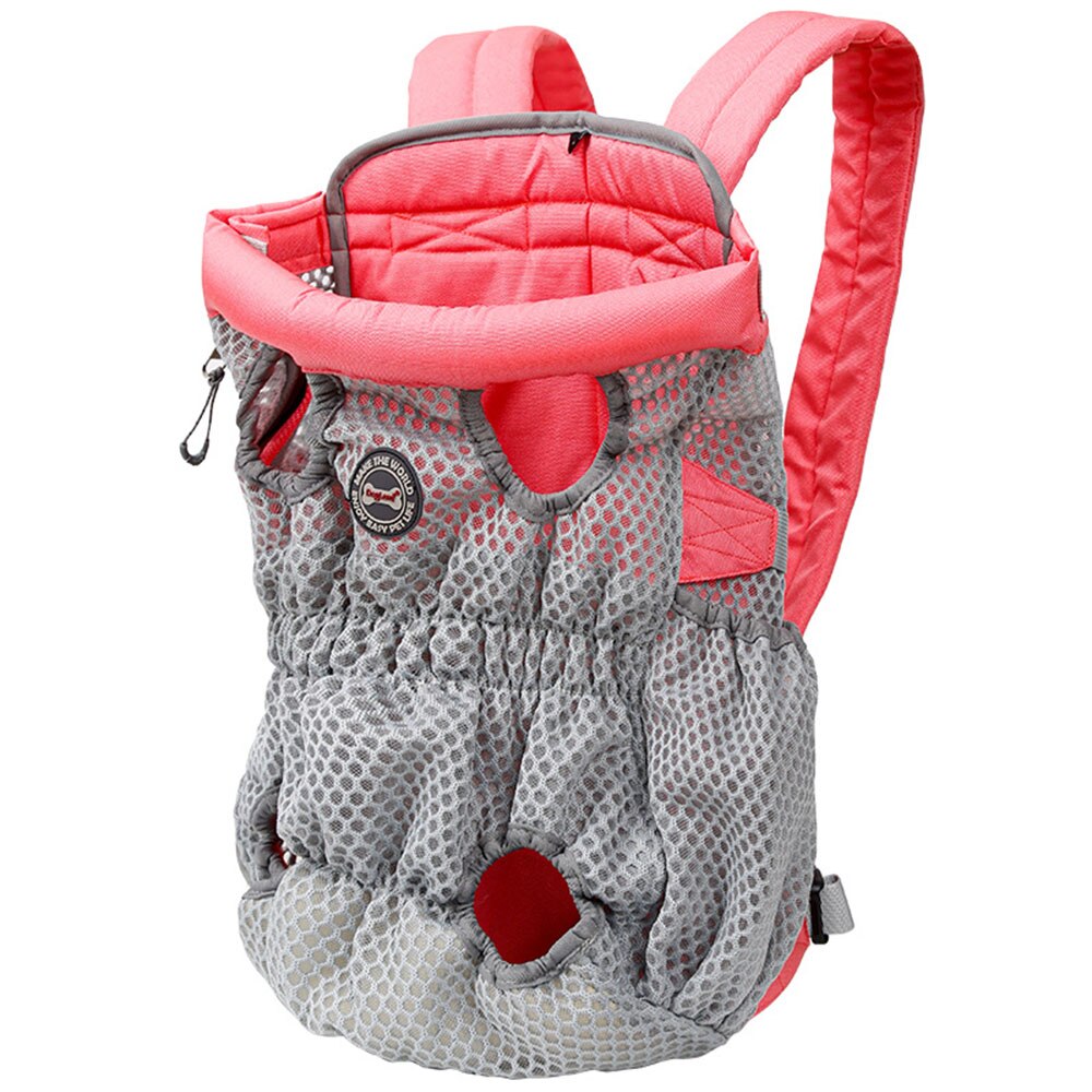 Mochila De Transporte para perros, bolsas de transporte grandes para el hombro, soporte frontal para el pecho para cachorros, Chihuahua, perros de compañía, accesorios para gatos # FS: Rosa / M