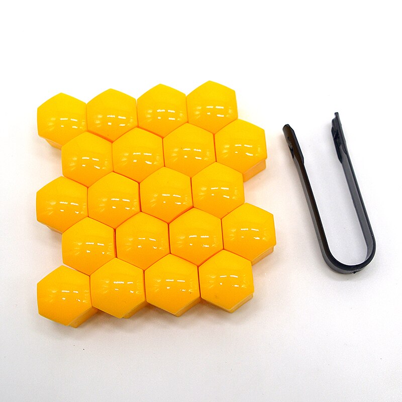 19mm tapa de rosca para vehículos rueda de neumático decoración de NutsTyre rueda tuerca tornillo perno de tornillo para coche estilo de coche Protector a prueba de polvo pernos de rueda 4