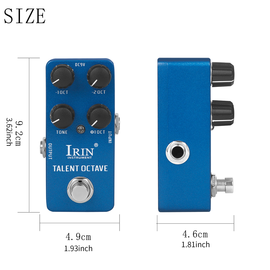 Pedal de efectos de guitarra eléctrica serie RS, piezas de Pedal de guitarra de aleación de aluminio Dyna Comp/BBD Flanger/TALENT OCTAVE/GOLDEN FUZZ