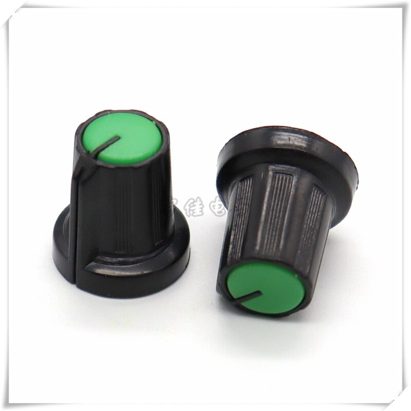 10 Stuk 15Mm * 16.5Mm Twee-Kleur Plastic Knop Cap Bloem As Potentiometer Codeerschakelaar Knop