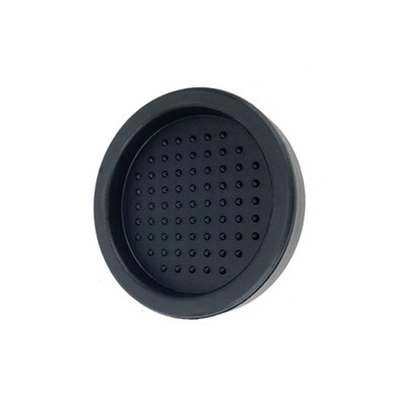Silikon riflet kaffematte sklisikker espresso tukle matt tukle holder tukle matt kant kant hjørne tamp matt verktøy: Svart-enkel pute
