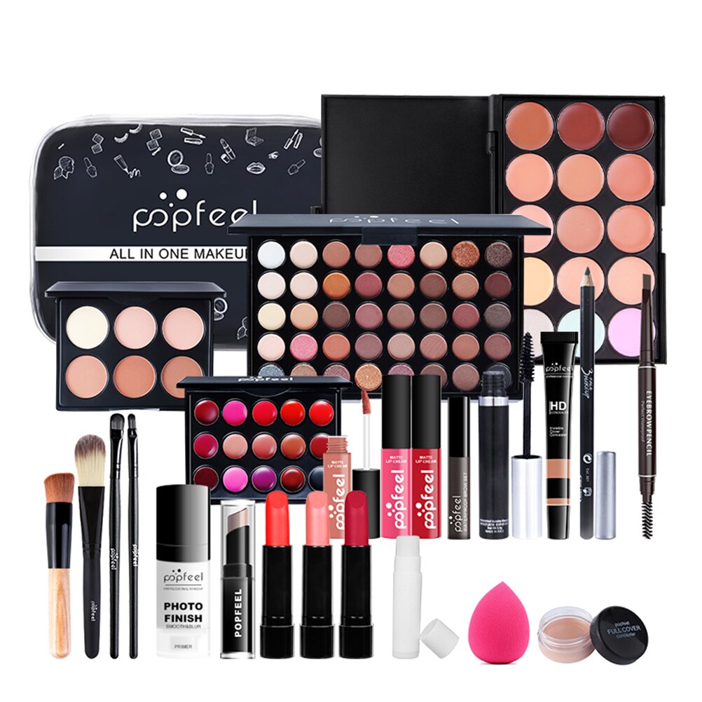 2022 make-up sæt kosmetik makeup paletter alt i ét makeup kit til ansigt øjne og læber
