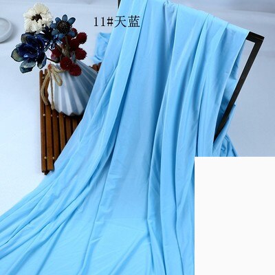 Eis seide stoff vier-seitige strecken eis seide strecken stoff Sonne schutz kleidung Pyjama futter Frühling sommer kleidung stoffe: Himmel Blau