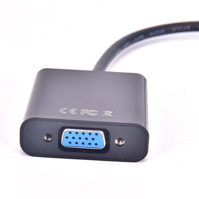 Displayport Dp Male Naar Vga Vrouwelijke Adapter Display Port Kabel Converter Zwart